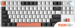 Клавиатура Cyberlynx ZA87 WHITE BLACK ORANGE (TNT YELLOW) (71336)