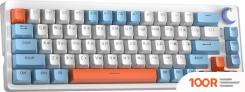 Клавиатура Cyberlynx ZA68 WHITE BLUE ORANGE (TNT YELLOW) (71334)
