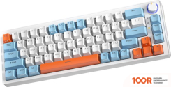 Клавиатура Cyberlynx ZA68 WHITE BLUE ORANGE (TNT YELLOW) (71334)