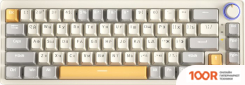 Клавиатура Cyberlynx ZA68 BEIGE GRAY YELLOW (TNT YELLOW) (71332)