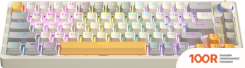 Клавиатура Cyberlynx ZA68 BEIGE GRAY YELLOW (TNT YELLOW) (71332)
