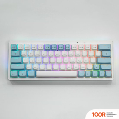 Клавиатура Cyberlynx ZA63 PRO WHITE BLUE ORANGE (TNT YELLOW) (71330)