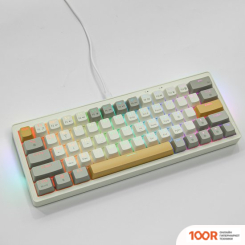 Клавиатура Cyberlynx ZA63 BEIGE GRAY YELLOW (TNT YELLOW) (71328)