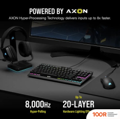 Клавиатура Corsair K70 RGB TKL (CORSAIR OPX, НЕТ КИРИЛЛИЦЫ) (71313)