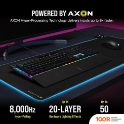 Клавиатура Corsair K70 RGB PRO (ЧЕРНЫЙ, CHERRY MX SPEED, НЕТ КИРИЛЛИЦЫ) (71310)