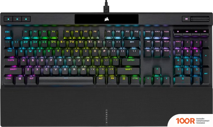Клавиатура Corsair K70 RGB PRO (ЧЕРНЫЙ, CHERRY MX RED, НЕТ КИРИЛЛИЦЫ) (71309)