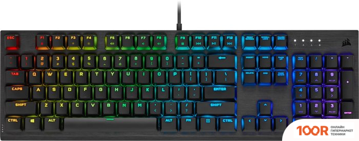 Клавиатура Corsair K60 RGB PRO LOW PROFILE (НЕТ КИРИЛЛИЦЫ) (71292)