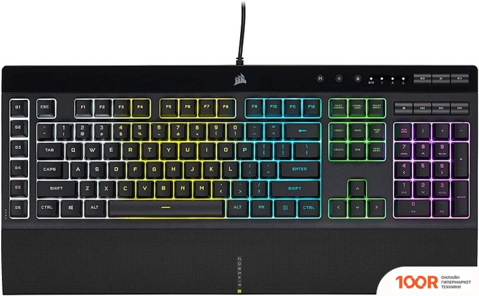 Клавиатура Corsair K55 RGB PRO (НЕТ КИРИЛЛИЦЫ) (71288)