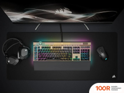 Клавиатура Corsair K100 RGB (ЗОЛОТИСТЫЙ, CORSAIR OPX, НЕТ КИРИЛЛИЦЫ) (71285)