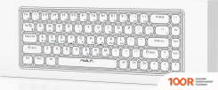 Клавиатура AULA H68 (МЯТНЫЙ, WHITE SWITCH) (71206)