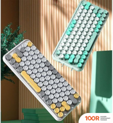 Клавиатура AULA F3680 (СЕРЫЙ, BLUE SWITCH) (71190)