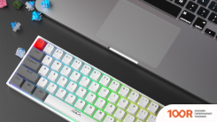 Клавиатура AULA F3068 (СЕРЫЙ/БЕЛЫЙ) (71185)