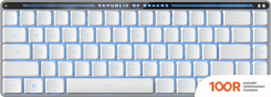 Клавиатура ASUS ROG FALCHION MOONLIGHT WHITE (ASUS RX LOW PROFILE RED) (71141)