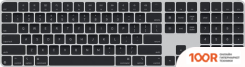 Клавиатура Apple MAGIC KEYBOARD USB-C MXK83LL/A (С TOUCH ID И ЦИФРОВОЙ ПАНЕЛЬЮ, С ЧЕРНЫМИ КЛАВИШАМИ, РАСКЛАДКА US ENGLISH) (71125)