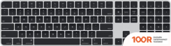 Клавиатура Apple MAGIC KEYBOARD MMMR3ZA/A (С TOUCH ID И ЦИФРОВОЙ ПАНЕЛЬЮ, С ЧЕРНЫМИ КЛАВИШАМИ, РАСКЛАДКА US ENGLISH) (71121)
