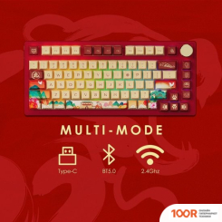 Клавиатура Akko PC75B PLUS YEAR OF TIGER (AKKO CS SILVER) (71113)