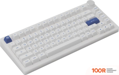 Клавиатура Akko PC75B PLUS WHITE & BLUE (AKKO CS JELLY BLACK) (71110)