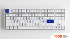 Клавиатура Akko 5087S WHITE & BLUE (AKKO CS JELLY PURPLE) (71090)