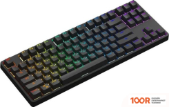 Клавиатура Akko 5087S BLACK SHINE-THROUGH (БЕЗ HOT-SWAP, AKKO CREAM YELLOW V3) (71088)