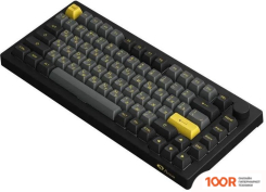 Клавиатура Akko 5075B PLUS BLACK & GOLD (AKKO CREAM YELLOW V3 PRO) (71078)