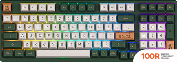 Клавиатура Akko 3098S WORLD TOUR LONDON (AKKO CS JELLY PINK) (71071)