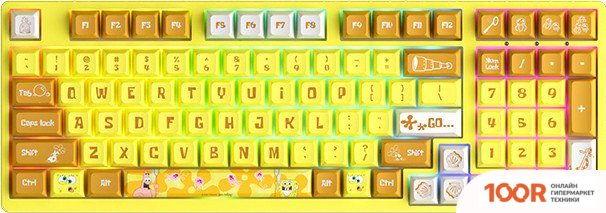 Клавиатура Akko 3098S SPONGEBOB (AKKO CS STARFISH) (71070)