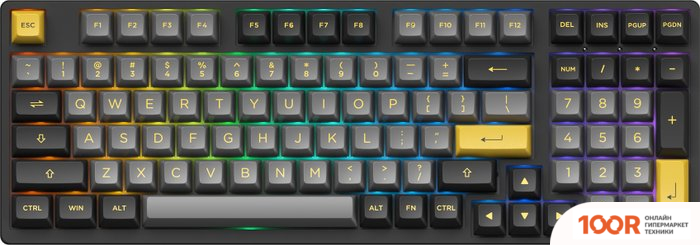 Клавиатура Akko 3098N BLACK & GOLD (TTC DEMON) (71059)