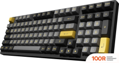 Клавиатура Akko 3098B BLACK & GOLD (AKKO CS JELLY WHITE) (71045)