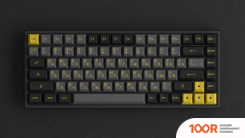 Клавиатура Akko 3084B PLUS BLACK & GOLD (AKKO CREAM YELLOW V3) (71033)