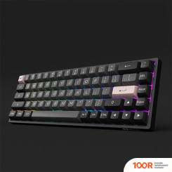 Клавиатура Akko 3068B PLUS BLACK & PINK (AKKO CREAM YELLOW V3) (71029)