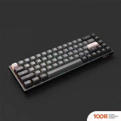 Клавиатура Akko 3068B PLUS BLACK & PINK (AKKO CREAM YELLOW V3) (71029)