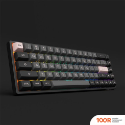 Клавиатура Akko 3068B PLUS BLACK & PINK (AKKO CREAM YELLOW V3) (71029)