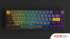 Клавиатура Akko 3068B PLUS BLACK & GOLD (AKKO CS JELLY PURPLE) (71028)