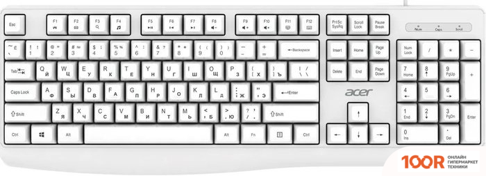 Клавиатура Acer OKW301 (БЕЛЫЙ) (71009)