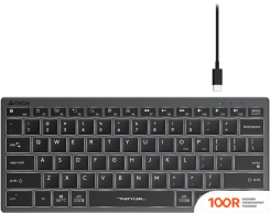 Клавиатура A4Tech FSTYLER FX61 (СЕРЫЙ/ЧЕРНЫЙ) (70981)