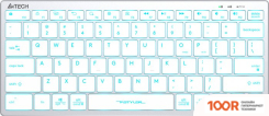 Клавиатура A4Tech FSTYLER FX61 (СЕРЕБРИСТЫЙ/БЕЛЫЙ) (70980)