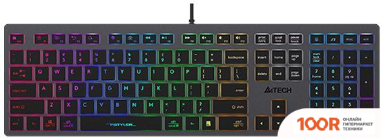 Клавиатура A4Tech FSTYLER FX60 (НЕОНОВАЯ ПОДСВЕТКА) (70977)