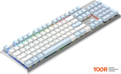 Клавиатура A4Tech FSTYLER FS100 NEON (СЕРЕБРИСТЫЙ/ГОЛУБОЙ) (70966)