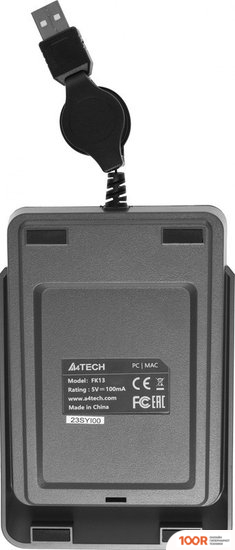 Клавиатура A4Tech FSTYLER FK13 (СЕРЫЙ) (70954)