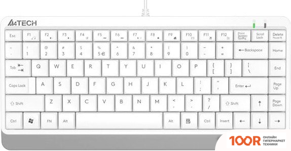 Клавиатура A4Tech FSTYLER FK11 (БЕЛЫЙ/СЕРЫЙ) (70951)