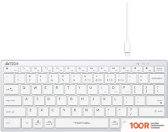 Клавиатура A4Tech FSTYLER FBX51C (СЕРЕБРИСТЫЙ/БЕЛЫЙ) (70943)
