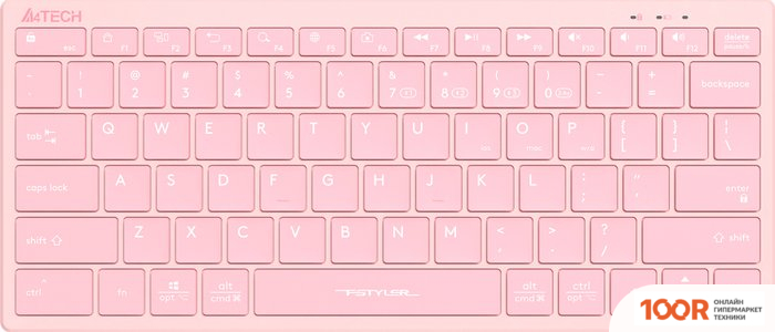 Клавиатура A4Tech FSTYLER FBX51C (РОЗОВЫЙ) (70942)