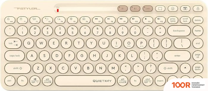 Клавиатура A4Tech FSTYLER FBK36C AS (БЕЖЕВЫЙ) (70937)