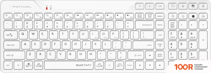 Клавиатура A4Tech FSTYLER FBK27C AS (БЕЛЫЙ) (70930)