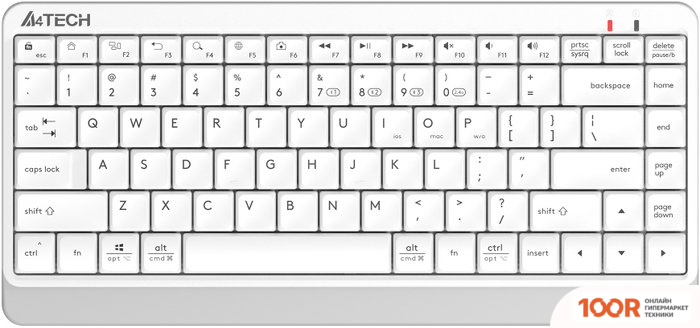 Клавиатура A4Tech FSTYLER FBK11 (БЕЛЫЙ) (70923)