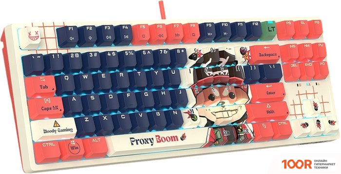 Клавиатура A4Tech BLOODY X SAVAGE IMPACT AT87 PROXY BOOM (70917)