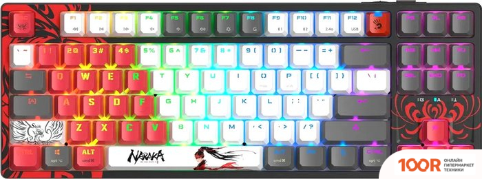 Клавиатура A4Tech BLOODY WS87 NARAKA (BLOODY BLMS RED PLUS) (70911)