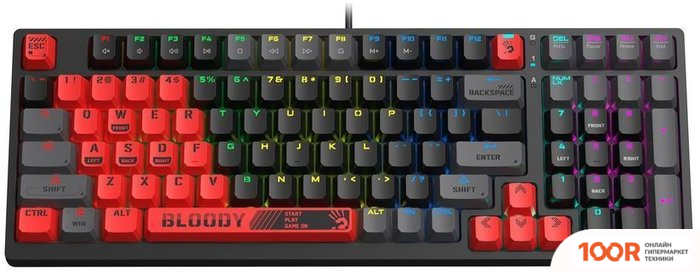 Клавиатура A4Tech BLOODY S98 SPORTS RED (BLOODY BLMS RED) (70910)