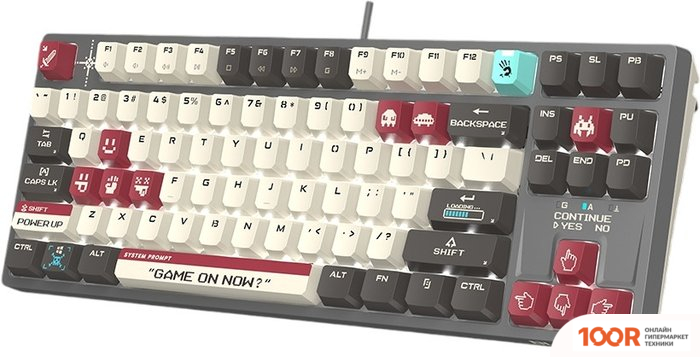 Клавиатура A4Tech BLOODY S87 PIXELS RED (BLOODY BLMS RED PLUS) (70900)