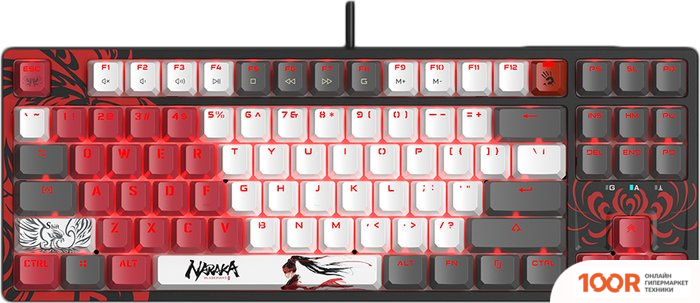 Клавиатура A4Tech BLOODY S87 NARAKA (BLOODY BLMS RED PLUS) (70899)
